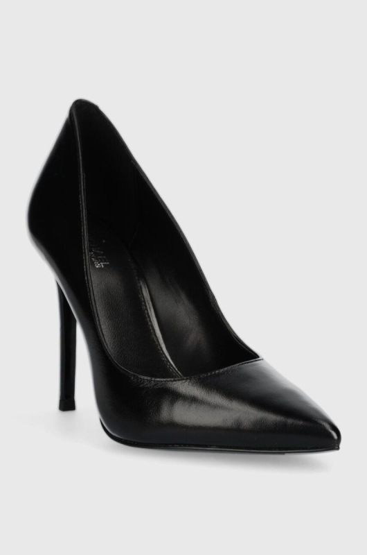Шкіряні туфлі MICHAEL Michael Kors Keke колір чорний 40F3KEHP1L фото 2