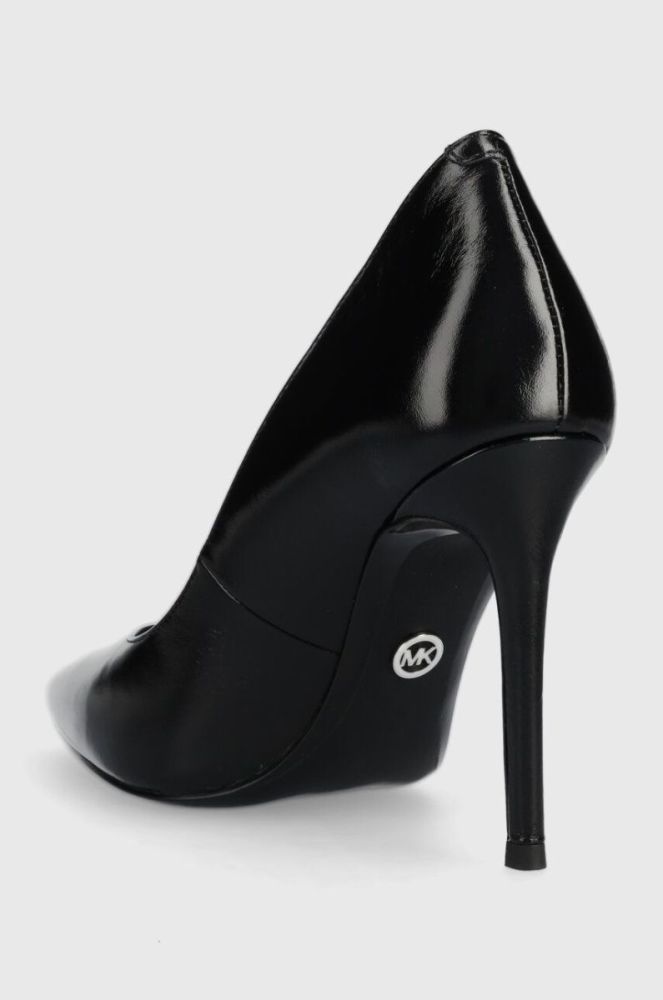 Шкіряні туфлі MICHAEL Michael Kors Keke колір чорний 40F3KEHP1L фото 3