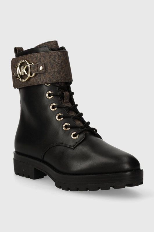 Черевики MICHAEL Michael Kors Rory жіночі колір чорний на плоскому ходу 40F3ROFE1L фото 2