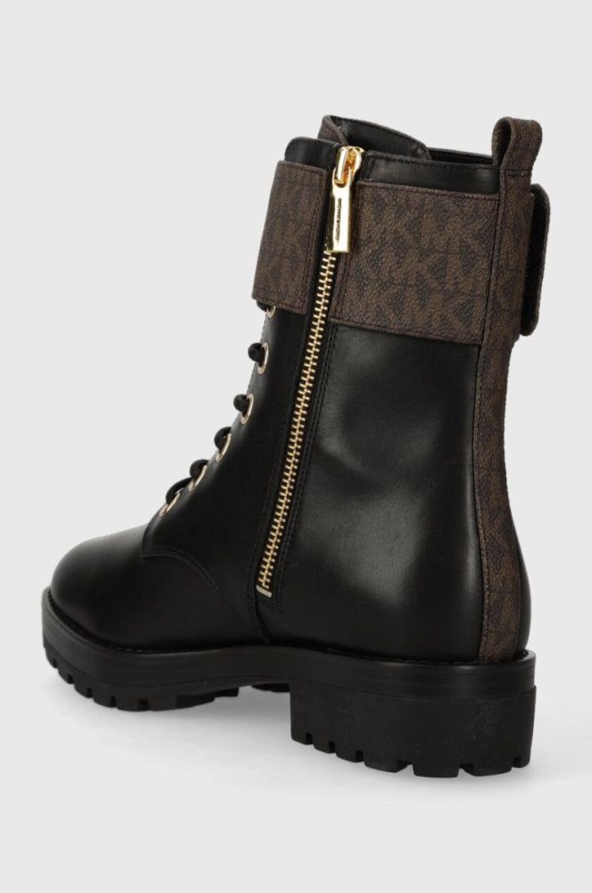 Черевики MICHAEL Michael Kors Rory жіночі колір чорний на плоскому ходу 40F3ROFE1L фото 3