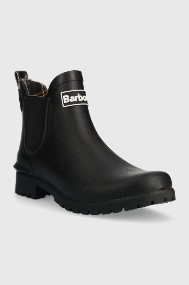 Гумові чоботи Barbour Wilton жіночі колір чорний LRF0066BK11 фото 2