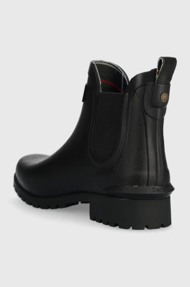 Гумові чоботи Barbour Wilton жіночі колір чорний LRF0066BK11 фото 3