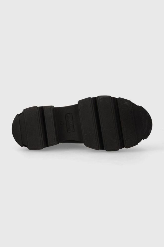 Шкіряні черевики Barbour B.Intl Chicane жіночі колір чорний на платформі LFO0634BK11 фото 5