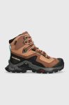 Черевики Salomon Quest Element GTX жіночі колір коричневий Черевики Salomon Quest Element GTX жіночі колір коричневий