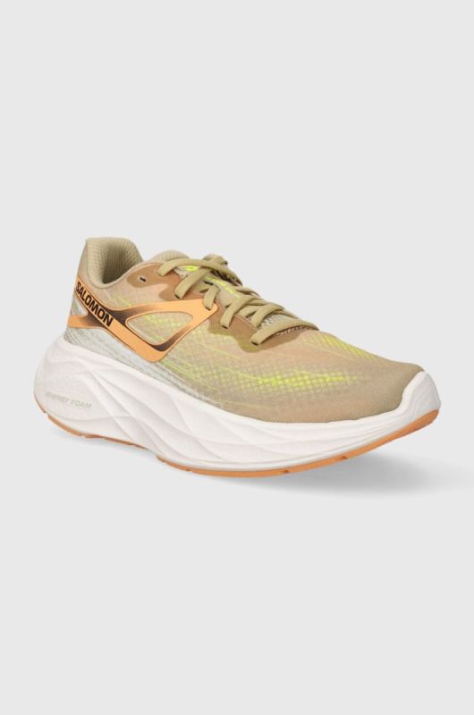 Бігові кросівки Salomon Aero Glide колір бежевий фото 2