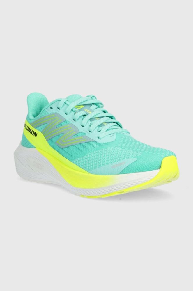 Бігові кросівки Salomon Aero Blaze колір бірюзовий фото 2