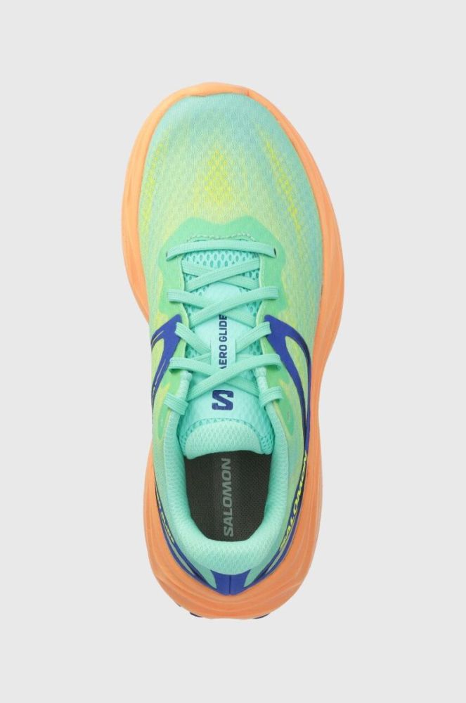 Бігові кросівки Salomon Aero Glide колір зелений фото 4