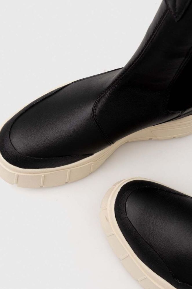Черевики Puma Mayze Stack Chelsea Winter Wns жіночі колір чорний на платформі злегка утеплена фото 4