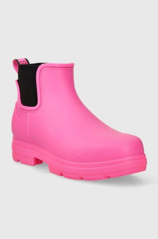 Гумові чоботи UGG Droplet жіночі колір рожевий 1130831 фото 2