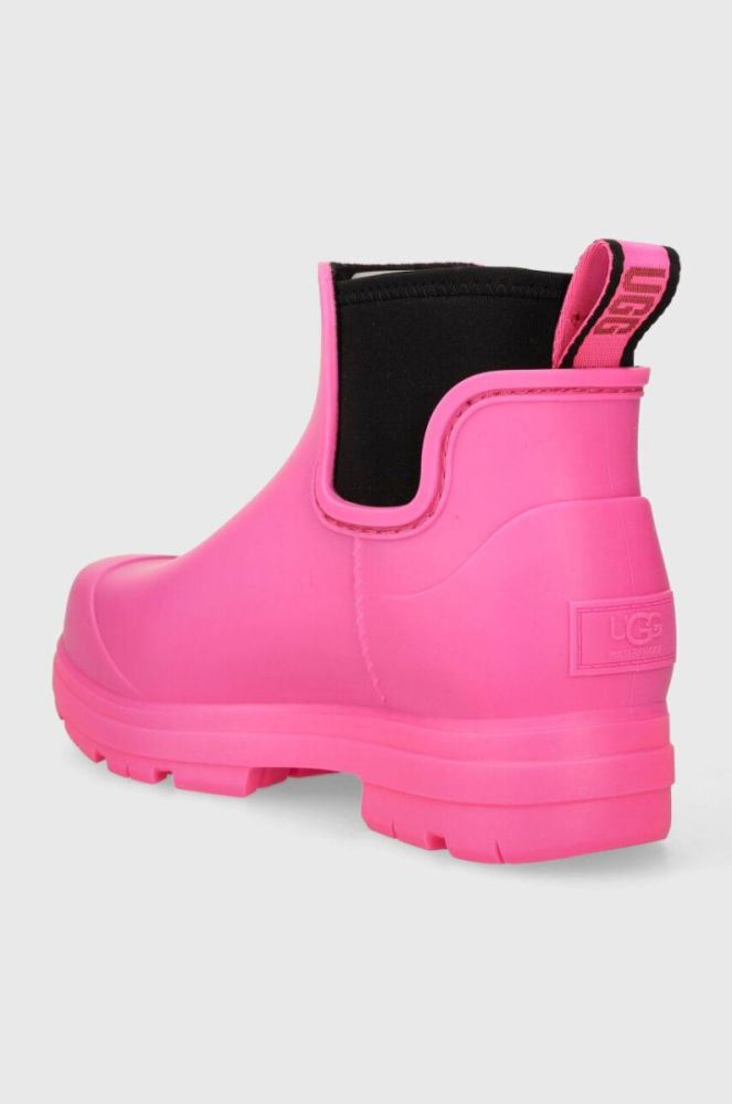 Гумові чоботи UGG Droplet жіночі колір рожевий 1130831 фото 3