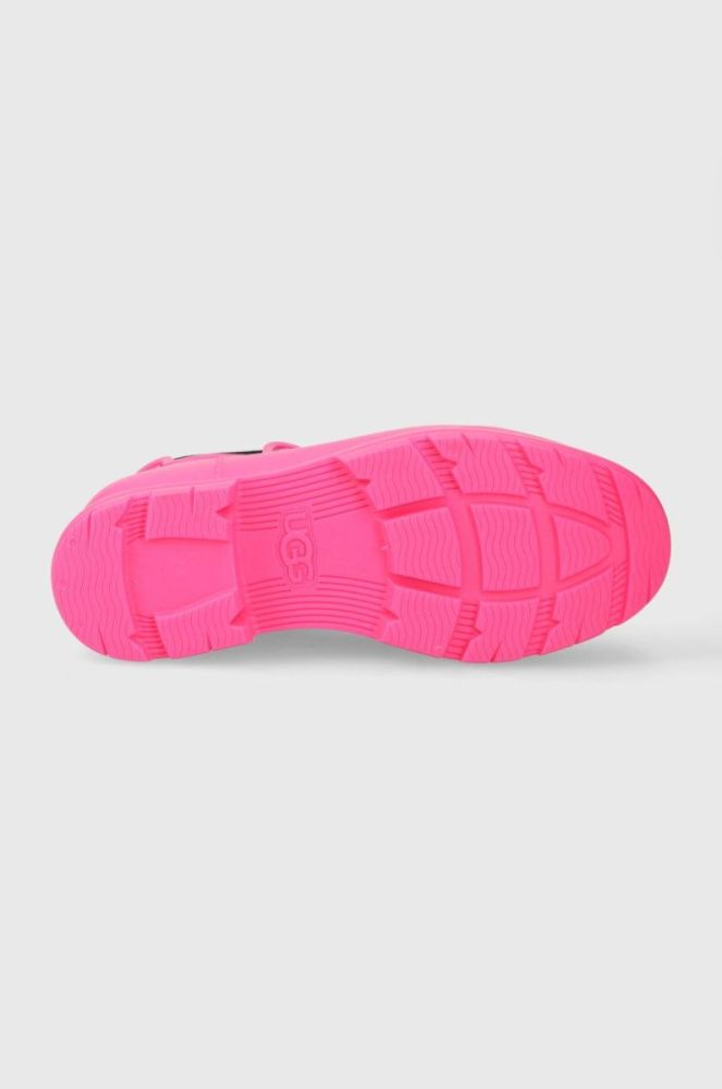 Гумові чоботи UGG Droplet жіночі колір рожевий 1130831 фото 5