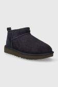 Замшеві чоботи UGG Classic Ultra Mini колір синій 1116109