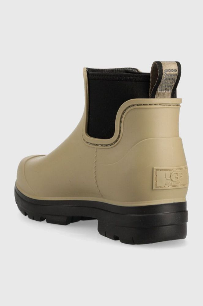 Гумові чоботи UGG Droplet жіночі колір бежевий 1130831 фото 3