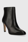 Шкіряні черевики Lauren Ralph Lauren Dylann жіночі колір чорний на шпильці 802908332001