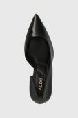 Шкіряні туфлі Aldo Ligowan колір чорний каблук блок 13658282.LIGOWAN
