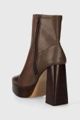 Черевики Aldo Gavamaldar жіночі колір коричневий каблук блок 13658304.GAVAMALDAR