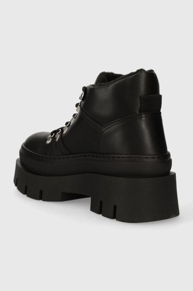 Шкіряні черевики Aldo Tiptop жіночі колір чорний на платформі злегка утеплена 13672324.TIPTOP фото 3