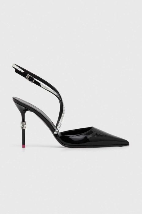 Шкіряні туфлі Pinko Carter колір чорний 102217 A1BN Z99