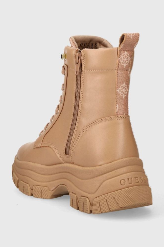 Черевики Guess BISSONN жіночі колір бежевий на платформі FL8BIN ELE12 (3611994) фото 3