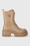 Черевики Guess LEILA жіночі колір бежевий на платформі FL8ILA ELE10 Черевики Guess LEILA жіночі колір бежевий на платформі FL8ILA ELE10