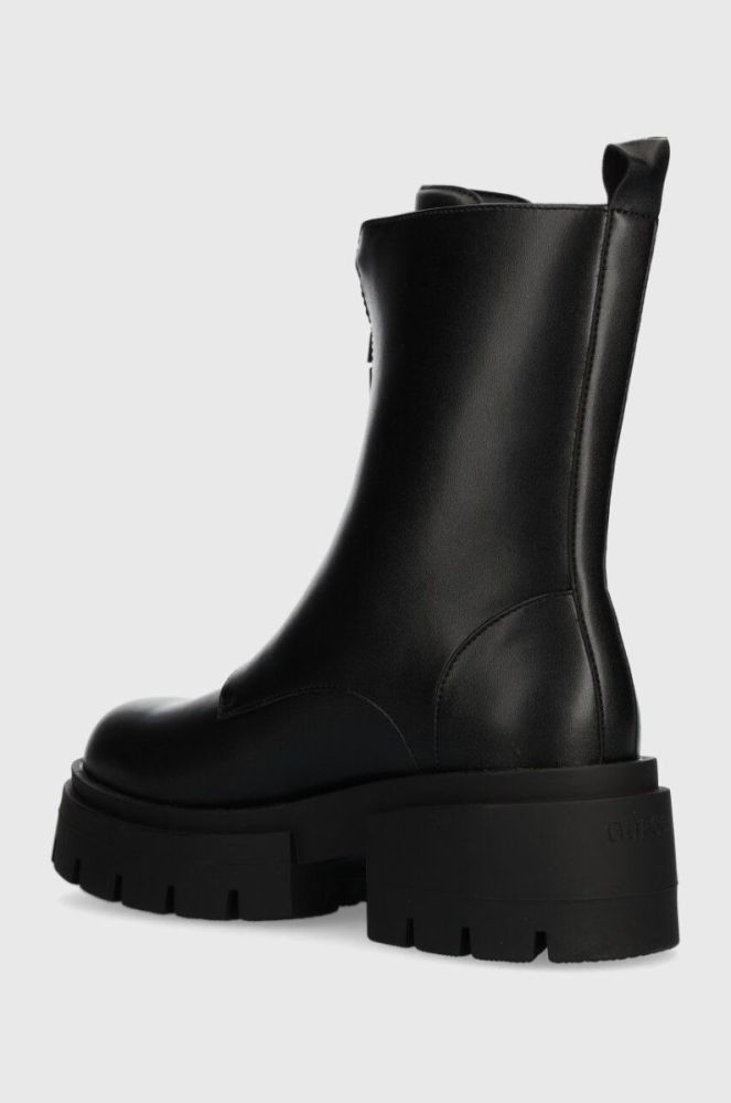Черевики Guess LEILA жіночі колір чорний на платформі FL8ILA ELE10 фото 3