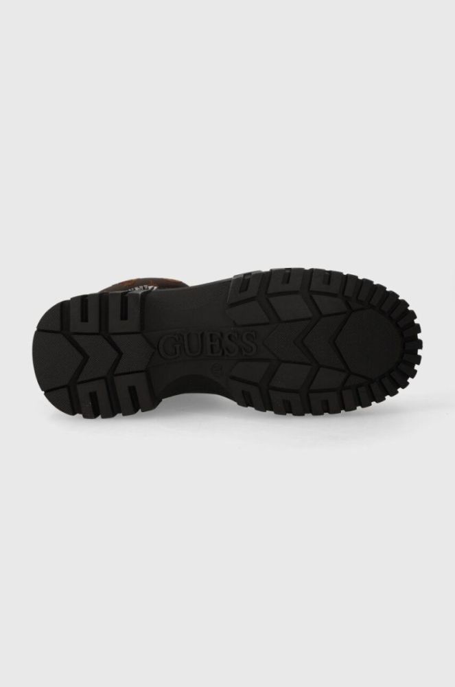 Черевики Guess LOFIRA жіночі колір чорний на платформі FL8LOF ELE12 фото 5