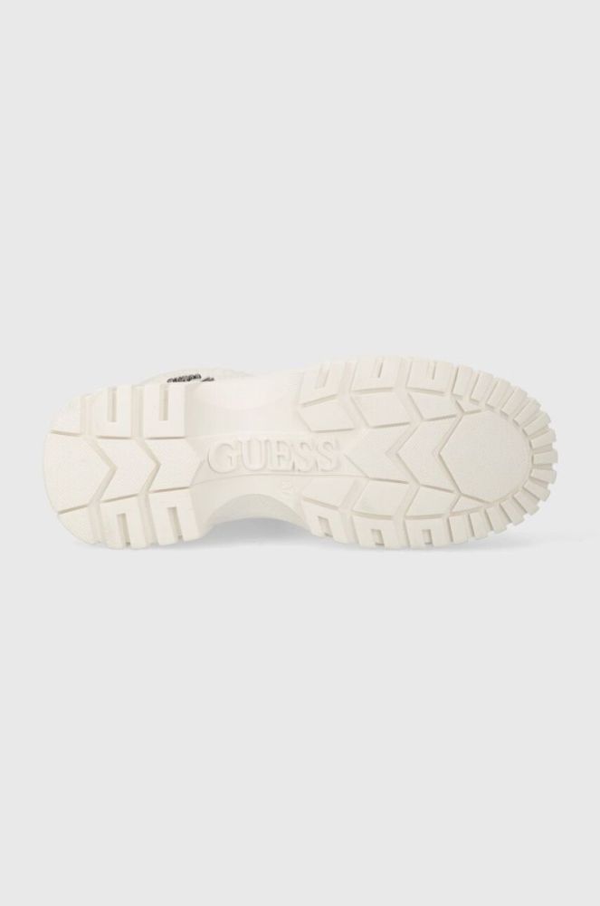 Черевики Guess LOFIRA жіночі колір білий на платформі FL8LOF ELE12 фото 5