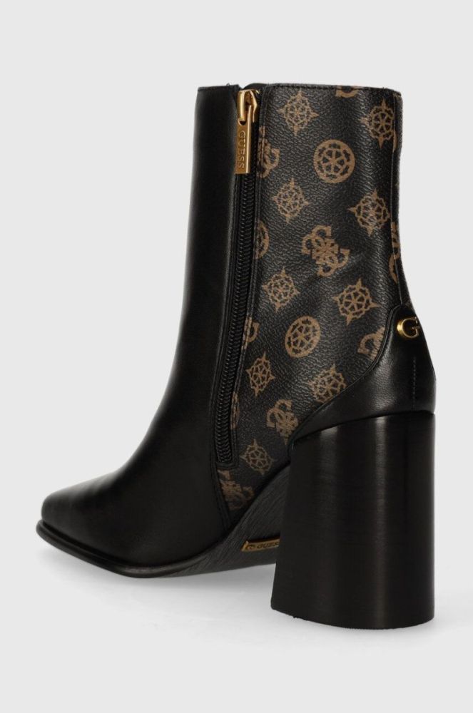Черевики Guess YORK жіночі колір чорний каблук блок FL8YOK LEP10 фото 3