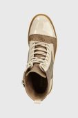 Черевики Guess WALKUP жіночі колір бежевий каблук блок FL8WAP FAL10
