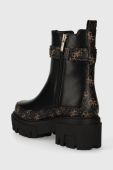 Черевики Guess YELMA жіночі колір чорний на платформі FL8YEA FAL10