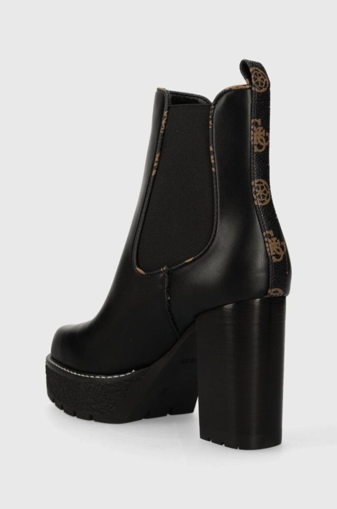 Черевики Guess MAELEA жіночі колір чорний каблук блок FL8EEA ELE10 фото 3