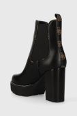 Черевики Guess MAELEA жіночі колір чорний каблук блок FL8EEA ELE10