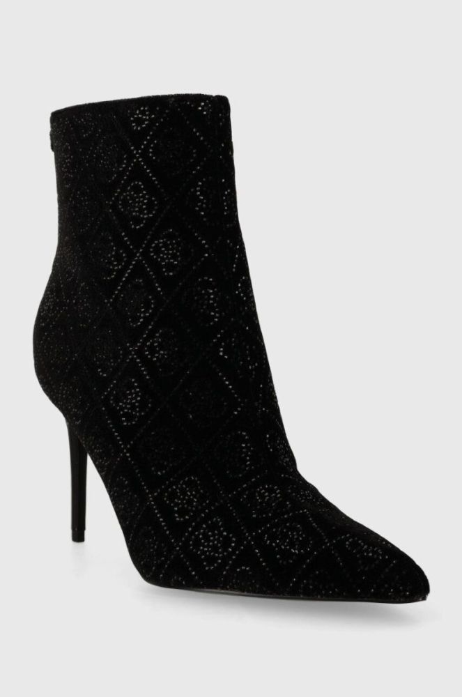 Черевики Guess RICHERN жіночі колір чорний на шпильці FL8RHN FAB10 фото 2