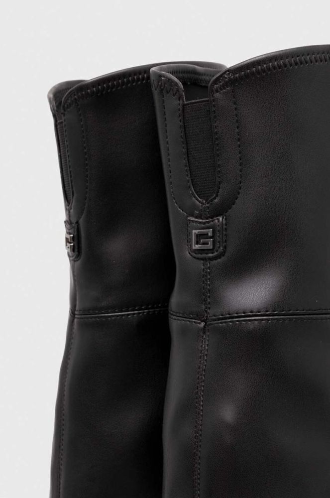 Чоботи Guess RASSA жіночі колір чорний на платформі FL8SSR ELE10 фото 5