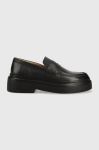 Шкіряні мокасини GARMENT PROJECT June Loafer жіночі колір чорний на платформі GPW2403 Шкіряні мокасини GARMENT PROJECT June Loafer жіночі колір чорний на платформі GPW2403