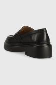 Шкіряні мокасини GARMENT PROJECT June Loafer жіночі колір чорний на платформі GPW2403 Шкіряні мокасини GARMENT PROJECT June Loafer жіночі колір чорний на платформі GPW2403