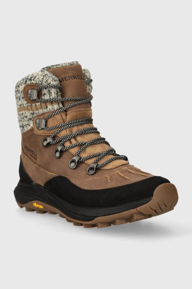 Черевики Merrell Siren 4 Thermo Mid Zip WP жіночі колір коричневий утеплене фото 2