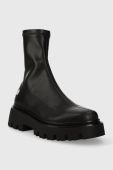 Черевики Naked Wolfe Chase жіночі колір чорний на платформі