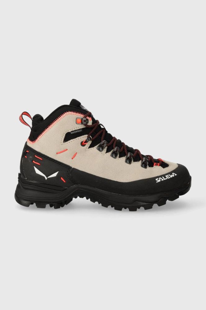 Черевики Salewa Alp Mate Winter Mid PTX жіночі колір бежевий злегка утеплена