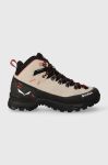 Черевики Salewa Alp Mate Winter Mid PTX жіночі колір бежевий злегка утеплена Черевики Salewa Alp Mate Winter Mid PTX жіночі колір бежевий злегка утеплена