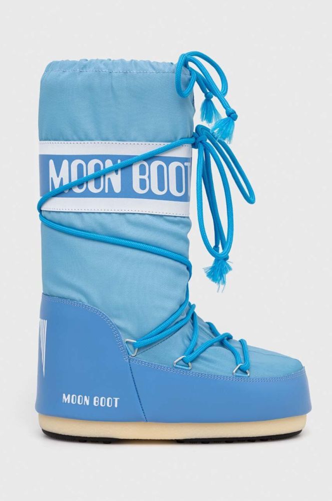 Зимові чоботи Moon Boot ICON NYLON 14004400.088 колір блакитний