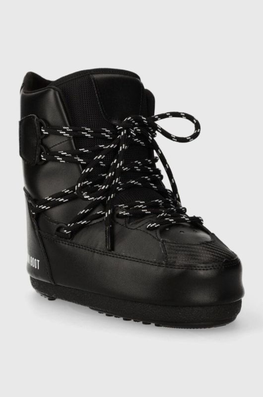 Зимові чоботи Moon Boot SNEAKER MID колір чорний 14028200.001 фото 2