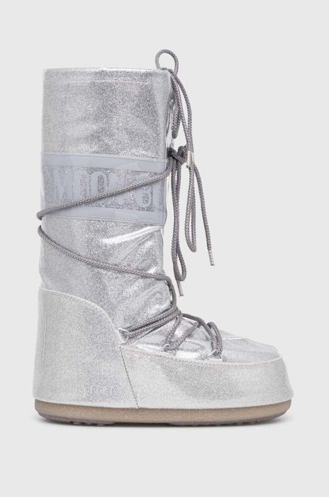 Зимові чоботи Moon Boot ICON GLITTER колір срібний 14028500.002