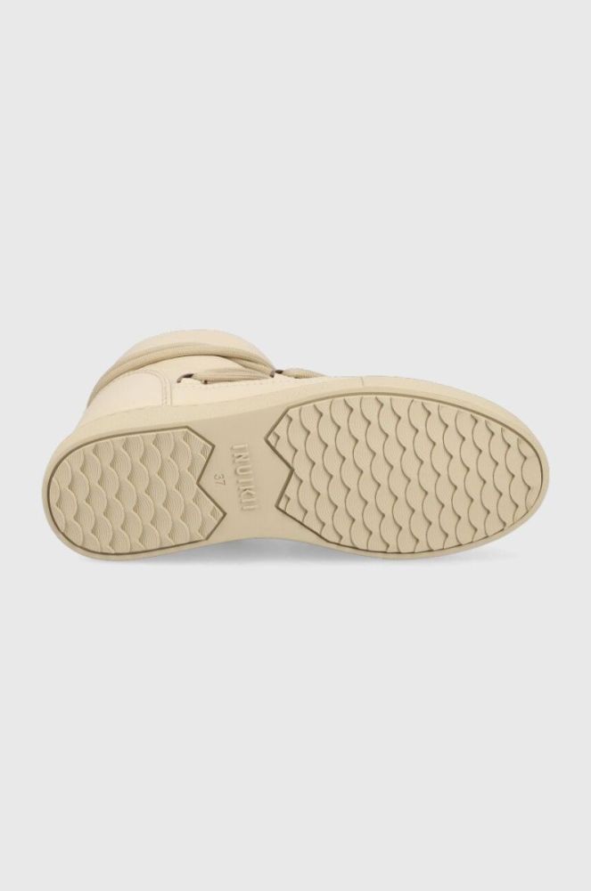Шкіряні чоботи Inuikii FULL LEATHER WEDGE колір бежевий 75203-087 фото 5