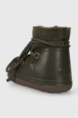 Шкіряні чоботи Inuikii Classic колір зелений 75101-007