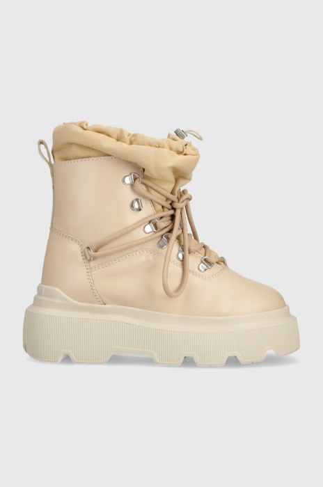 Шкіряні чоботи Inuikii Endurance Hike колір бежевий 75107-135