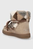 Замшеві чоботи Inuikii Shearling Patchwork колір бежевий 75202-076
