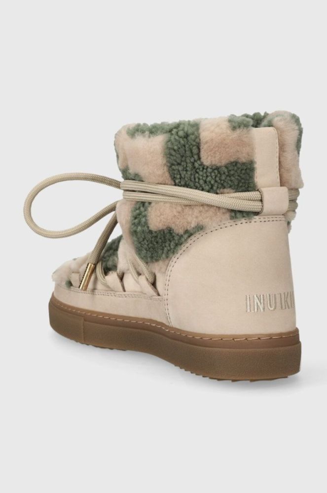 Зимові чоботи Inuikii Shearling Zigzag колір бежевий 75202-090 фото 3