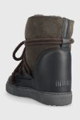 Замшеві чоботи Inuikii Classic Wedge колір сірий 75203-005