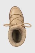 Шкіряні чоботи Inuikii Full Leather Wedge колір бежевий 75203-087
